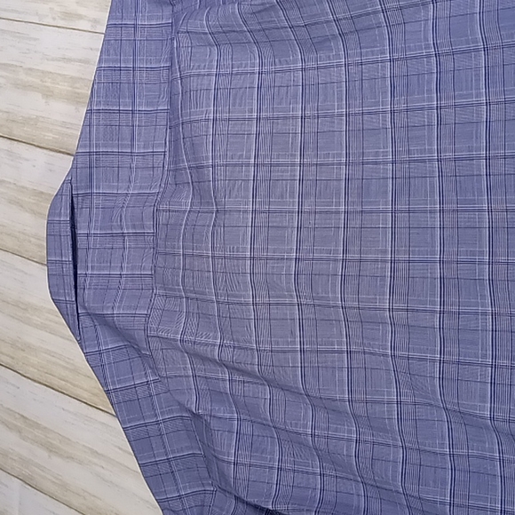 Tommy Hilfiger Blue Plaid Button Up Shirt Men's Size 2XL Wrinkle Free - Picture 10 of 16
